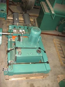 Guillotine style tail cutter, 30" x 30", 7.5 HP, 3.5 GPM, 3000 psi, rebuilt