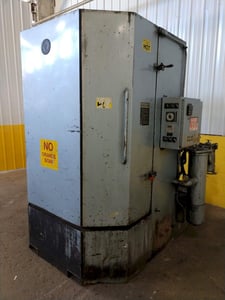 Better Eng. #F5000-LXP, 50" x 60" rotary table parts washer, 1996