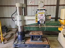 4.1'-11-3/4" Willis #RD-1100, radial drill, 9-1/2" spindle stroke, #4MT, 5 HP, 2019