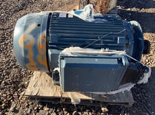500 HP 1788 RPM ABB, Frame 585/586, TEFC, with D-flange & feet, 460 Volts