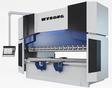 240 Ton, Wysong #MC240-145, 12' overall, 126" between housing, PC800XD Touch Screen Control, 4-Axis Back Gauge