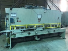 1/2" x 12' HTC #500-12AHC, Hydraulic Shear, 36" front operated back gauge, squaring arm, 1986