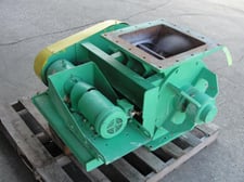 Prater #430-1-028, rotary air lock, 16" x16" square openings, Material Carbon Steel, 1 HP, 230/460 V. 3