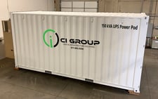150.0 KVA Mitsubishi 9700 Series, self contained outdoor uninterruptible power supplies system, rental power