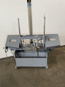 9" x 18" H. F. H. F. Wells, horizontal bandsaw w/ dual columns