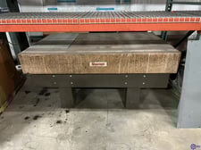 72" x 48" x 10" Starrett, grade A granite table