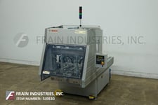Doboy #7520, automatic dual head hot m, up to 70 cycles per minute, mounted on heavy duty frame with leveling