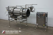 PPM Inc., soft flight, 36" OD, Stainless Steel continuous motion coating drum, AB controller & touch screen
