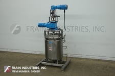 DCI #140GAL, 316 Stainless Steel jacketed & insulated process tank, 32" dia. x 40" straight wall