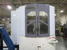 Kiwa #KNH-426X, horizontal machining center, 64 automatic tool changer, 23.6" X, 24" Y, 26.2" Z, 12000 RPM