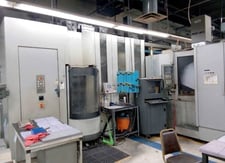 Toyoda #FH-450S, horizontal machining center, 494 automatic tool changer, 23.6" X, 23.6" Y, 23.6" Z, 12000