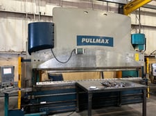 220 Ton, Pullmax #OPTIFLEX200, CNC hydraulic 8-Axis press brake, 12.8' OA, 140" between housing, 2001