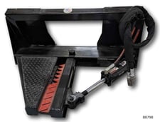 Tree & Root Puller, HH, 3' x 8' hydraulic cylinder & hoses, flat-faced couplers included, heavy-duty frame