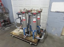 Filter Specialists Inc. #BFNP12304SS, bag filters, with pump, 2" inlet/outlet, single bag units (4 available)