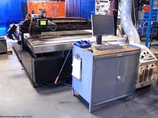 Komatsu #KCR0451 Rasor, plasma cutter, 60" x 120" table, PC Control, dry tbl w/ dust collector