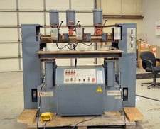 3 Spindle Sicotte J-30-4, Vertical Boring Machine, 24" x 48" table, (3) 1 1/2" Spindle, (3) 2 HP - 1750 RPM