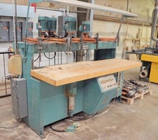 5 Spindle Sicotte J-3-H-7, Vertical Boring Machine, 24" x 84" table, (5) 1.5 HP, 1.5" diameter, 8" table