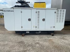 50 KW Olympian #G50LG2, Natural gas generator set, 120/240 Volts, 3-ph, 82 HP, 5.4L engine, sound attenuated