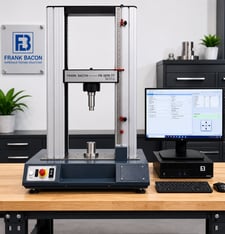 1125 lbf (5kN) Frank Bacon #FB-5EM-TT, Dual-Space Table Top Tension and Compression Testing Machine with