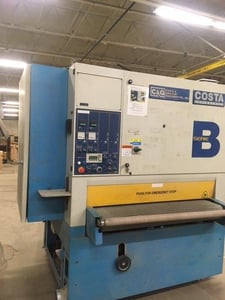 Costa #BAF3-2-1350 Brush/Denibber Sander, 2 head brush sander, 1350mm wide, 2009