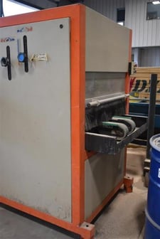 32" Quickwood #RO-800/1, Contour/Denibbing Sander, 4" thickness opening, (1) Carousel, 11.4" L arbor/spindle