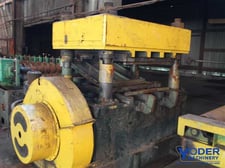 125 Ton, Metform #MCO-13361, cut off press, 4 stroke, air clutch, Trabon lube, #59901