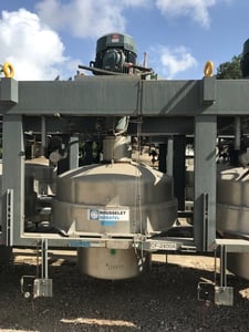 Robatel #BXP-800, Vertical 316L Stainless Steel Mono Stage Extractor Centrifuge, 320 Liters, 2015