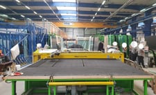 Hegla Ecolam-37-Plus, Glass Cutting Line, L-R, 126" x 100" sheet size, 3 - 12 mm float glass thickness, 2 x 3