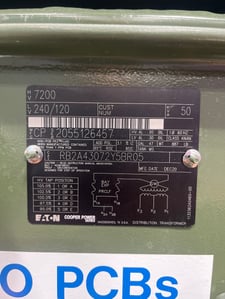 50 KVA 7200 Primary, 240/120 Secondary, Eaton, pad mount transformer, 1 phase, New