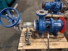 200 GPM @ 60' TDH, Goulds #3196, 3x4-6B centrifugal pump, 316 Stainless Steel