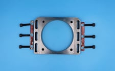 Spindle Motor Bracket, Fanuc #3S, 8-7/8" x 6-7/8" x 1", 5-7/8" ID
