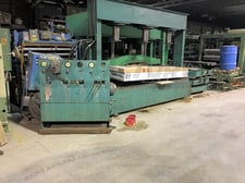 Dependable #203, Hydraulic Cold Press, 40" x 102" Capacity, 102" side loading, 34" wide x 40" deep platen