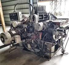 2 4" x 4" Yates American #B-26, Top & Bottom Rough Lumber Planer, 46" min. unbutted length capacity