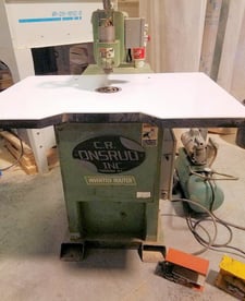 C.R. Onsrud 36210, Inverted Pin Router, 36" throat capacity, 10 HP belt drive, 3" spindle travel, 43-1/2" x