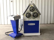 3" x 3" x 5/16" Bendmak #PRO-80, hydraulic angle roll, 9.5" roll diameter, 220 V., 3-phase, Beckoff digital