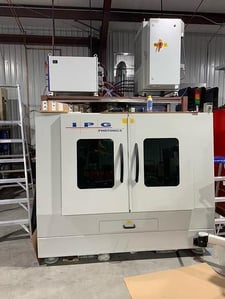 IPG #111-15-J16778, fiber laser, resonator, 2000 watt, 4' x4' sheet, 2015