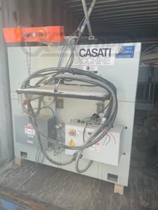 Casati TIO-600, Cross Cut Veneer Guillotine, 23.62" Width capacity, 2.36" cut height, 3 HP power pack for