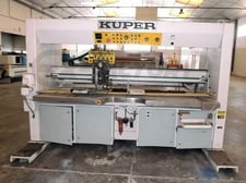 Kuper FW/Q-1800, Cross Feed Splicer, 0.079" thickness capacity, 74.8" width, 120 FPM taping unit, 75 FPM