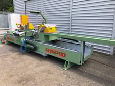 Rapid #DGL-200-E, Automatic Double End Miter Saw, 42" working area, 20" sawblade diameter, 20 - 135 deg servo