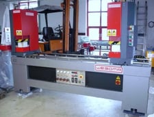 Wegoma WSA2-WPA4, Window Line, 50+ units/8hrs. shift, 2-head horizontal welder, cleaning machine, 2008