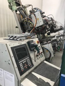 Urban AKS-1805, 4-Head Welding Machine, 110" x 63" frame, 5" profile height, 2 mm or 0.2 mm discharge, 6 kW