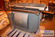Salvagnini #AP-01, 43" x28"x33"sheet support followers, 35" x17"brush table,automatic tilt,new