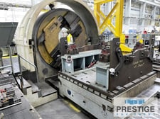 Schiess #ZM-125/40C, CNC ring turning lathe, 43" spindle bore, Siemens 840D, #31820