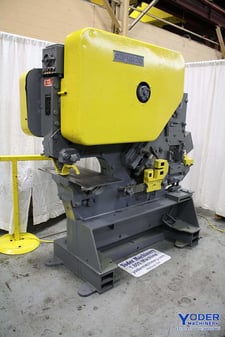 6" x 6" x 1/2" Peddinghaus #210-SUPER-20, ironworker, 105 Ton, 20" throat, shearing, notcher, 10 HP, 2