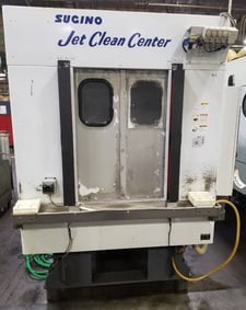 Sugino #Jet-Flex, CNC high pressure washer & deburring, 4-Axis fixture, 2010