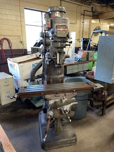 Bridgeport #Series-I, vertical milling machine, 9" x 42" table, 2 HP, X-Axis PF with E-Head, R-8