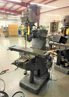 Bridgeport #Series-I, vertical milling machine, 9" x 42" table, 2 HP, X-Axis PF, Sargon digital read out, 5"
