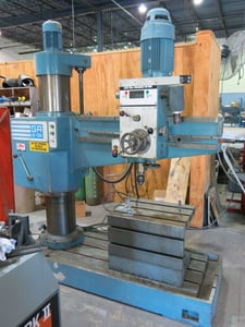 4' -12" South Bend #GR 50-1200, Radial Drill, (6) Feeds, 1750 RPM, 1.5 HP elevation