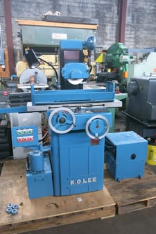7" x 14" K.O. Lee #S714-H, hydraulic feed surface grinder, 6" x 12" electromagnetic chuck