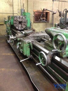 35" x 60" Sidney #LOT-300, engine lathes, 35" swing over ways, 20" swing over cross slide, 28" 4 jaw chuck